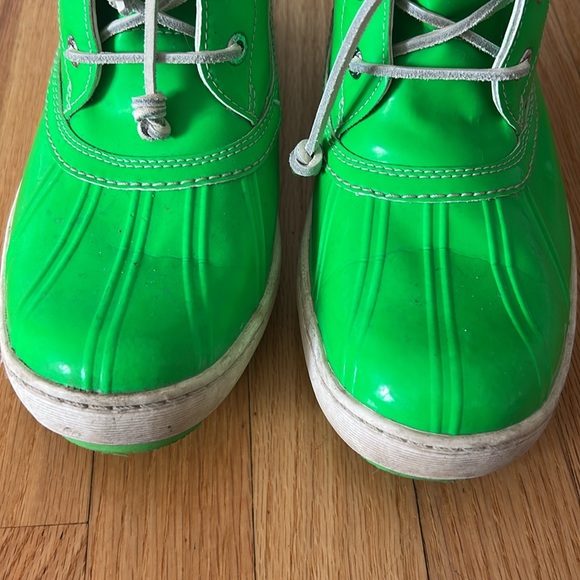 Neon Green Sperry Top- Sider Snow Boots - Picture 4 of 11